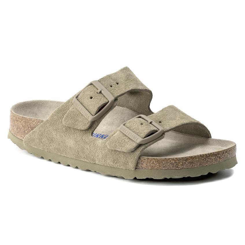Arizona Suede Leather Faded Khaki
