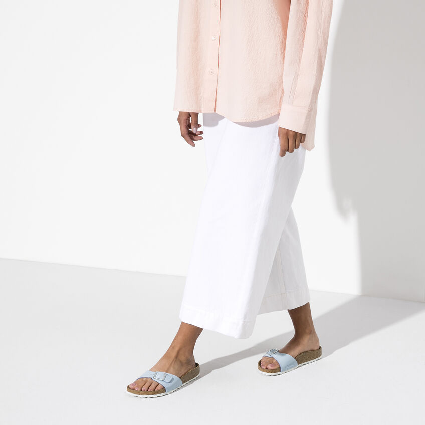 Madrid Birko-Flor Patent Patent Dove Blue