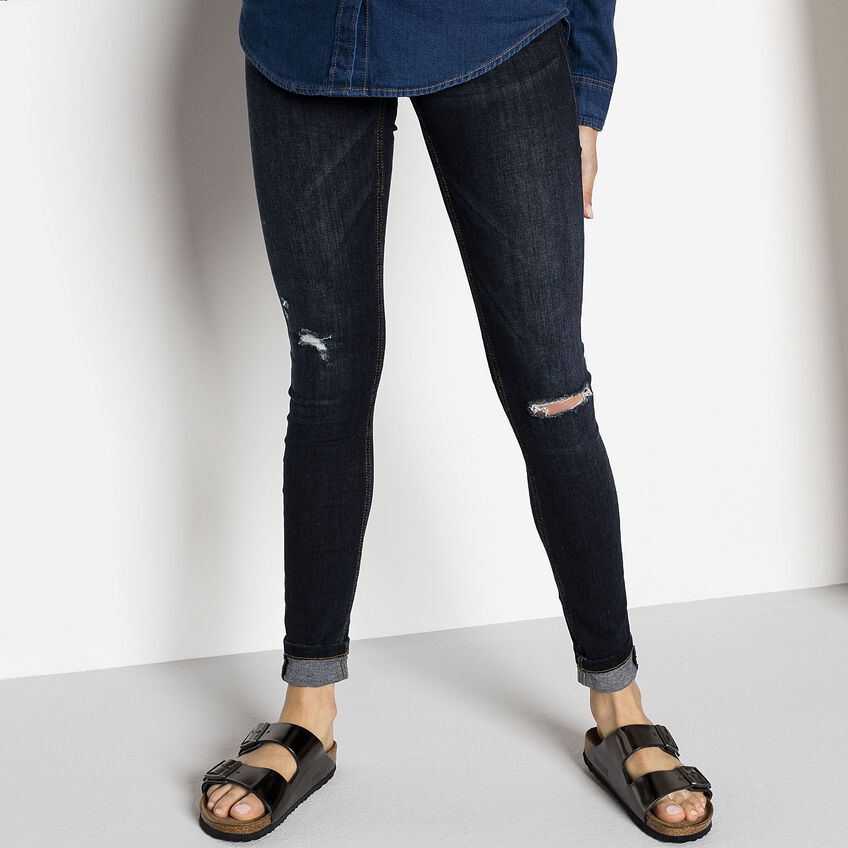 Arizona Natural Leather Metallic Anthracite