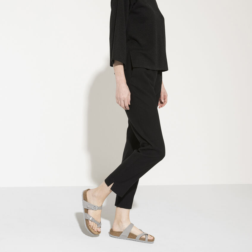 Mayari Nubuck Leather Dove Gray