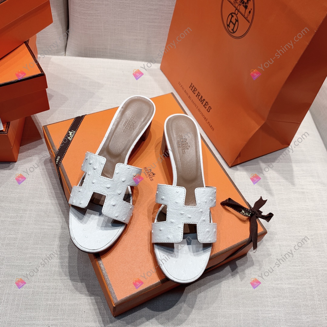 Hermes slippers You Shiny