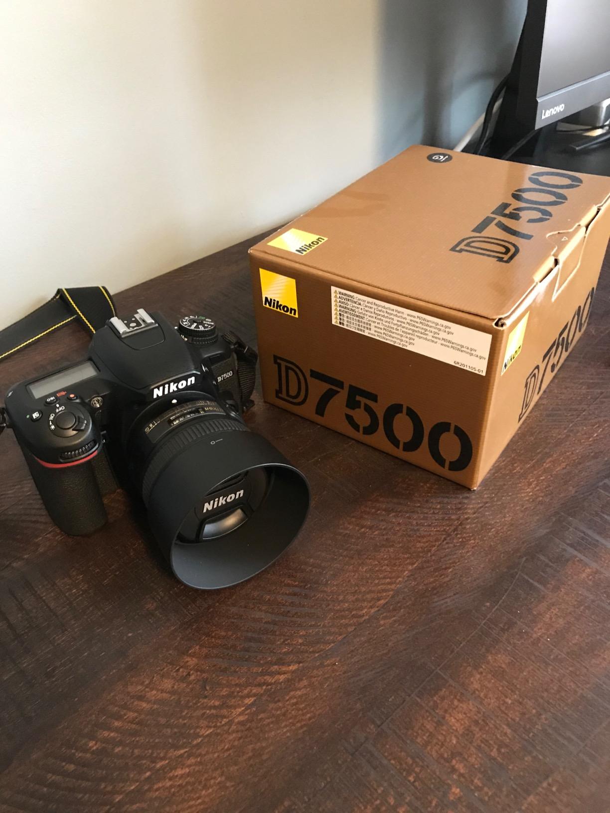 Nikon D7500 20.9MP DSLR Camera with AF-S DX NIKKOR 18-140mm f/3.5-5.6G ED VR Lens, Black