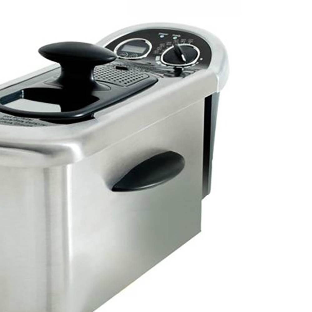 GE 12Cup 1500Watt Deep Fryer with Viewing Port and Digital Timer HJ2s