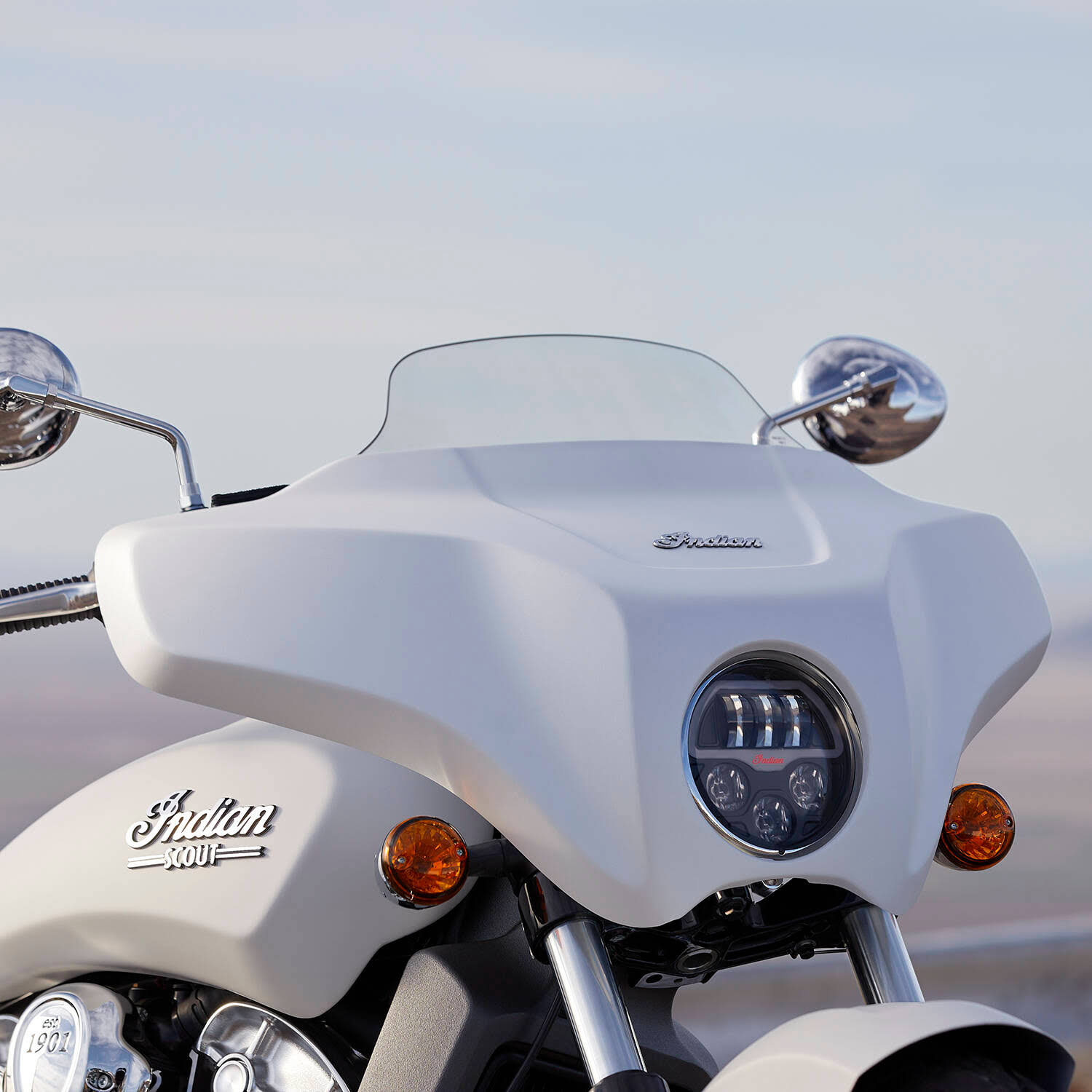 Indian Motorcycle Polycarbonate 5 in. Windshield for Quick Release