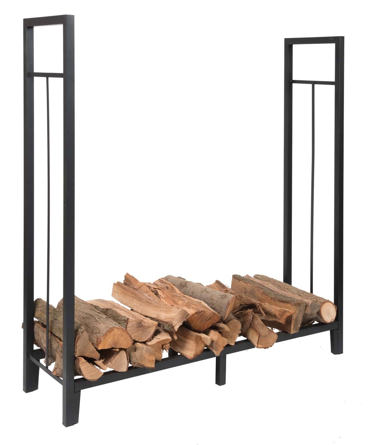 Black Steel Log Holder by Dagan WXF02