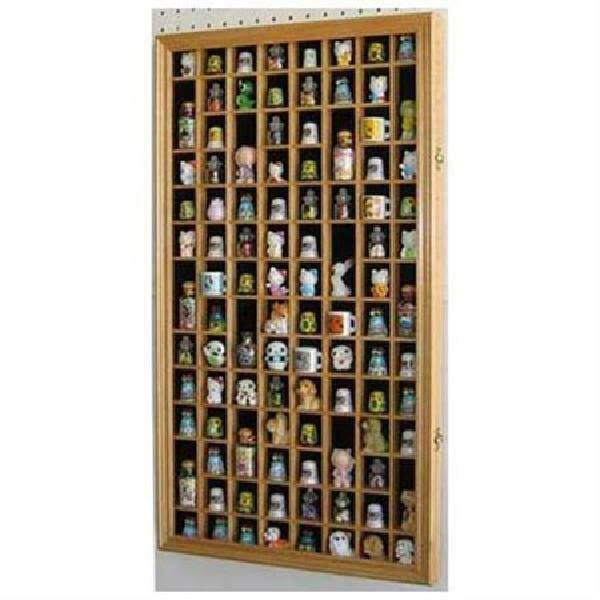100 Thimble Display Case Holder Wall Shadow Box, with Real