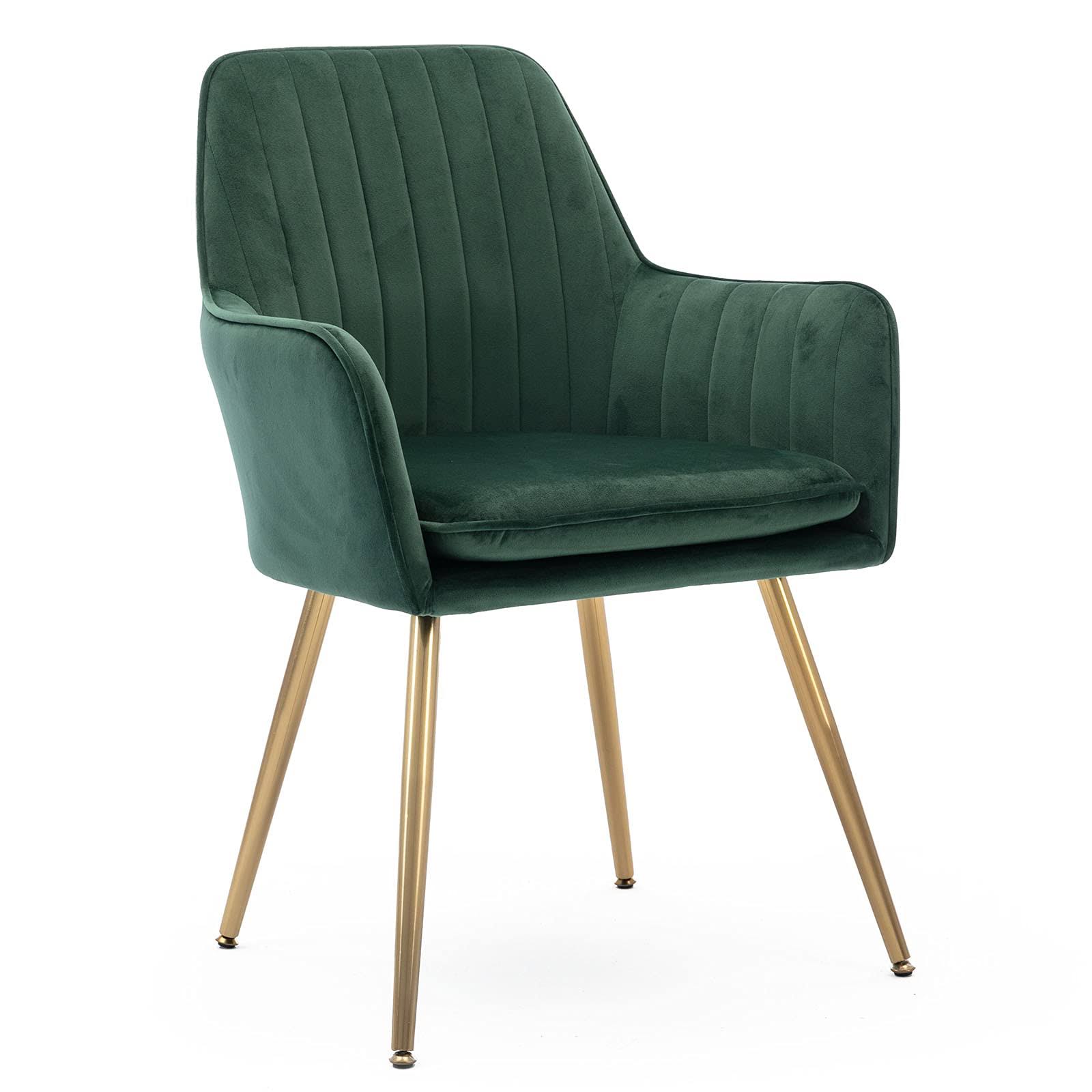 Emerald Green Velvet Accent Chair WXF02