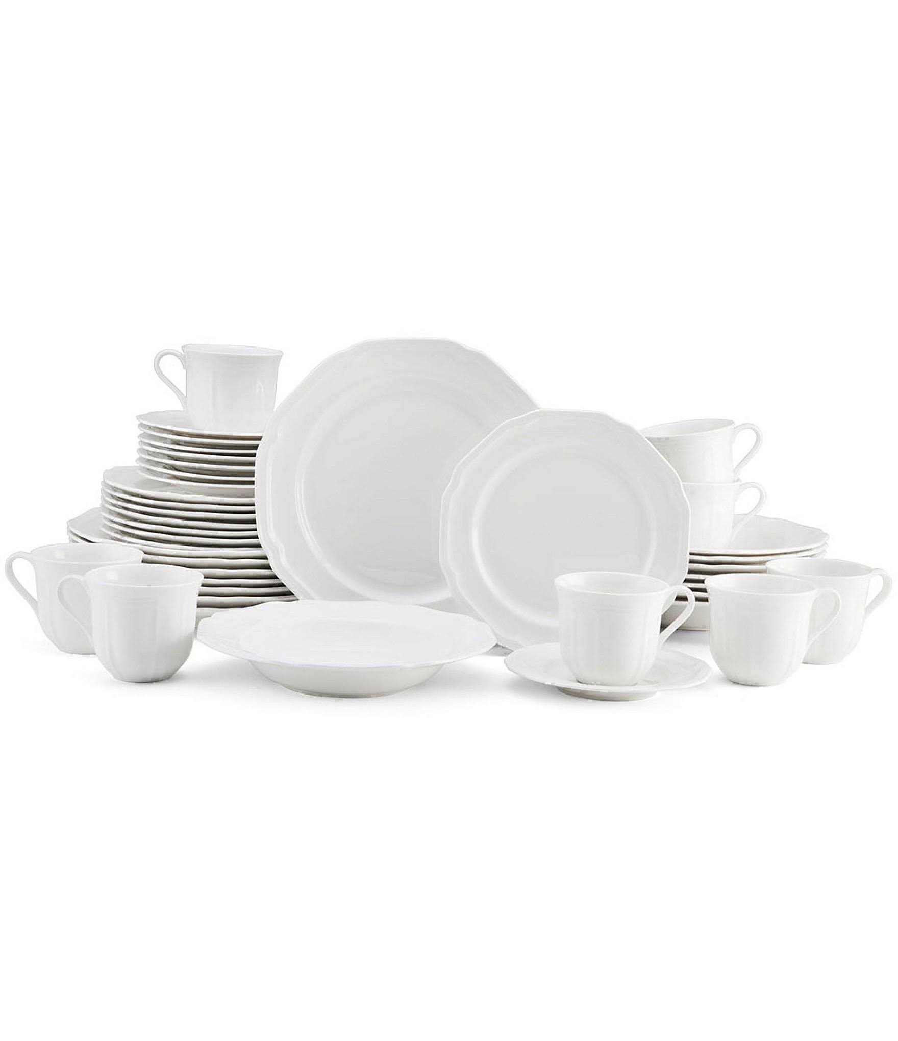 Mikasa Antique White 40-Piece Dinnerware Set - WXF-02