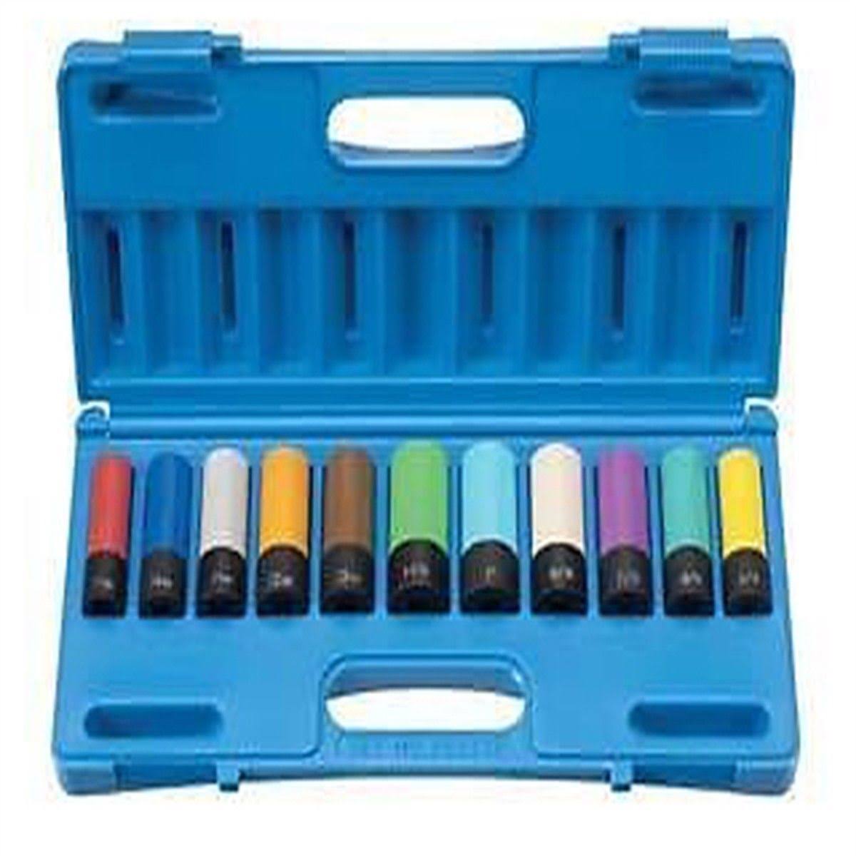 Grey Pneumatic 1/2x22 Drive 11 Piece ExtraThin Wall Wheel/Nut