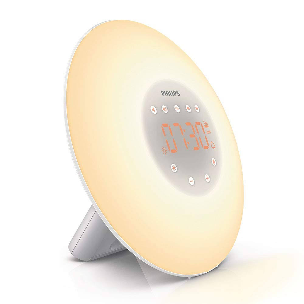 Philips Wake-up Light Alarm Clock (HF3505/01 with Sunrise Simulation ...