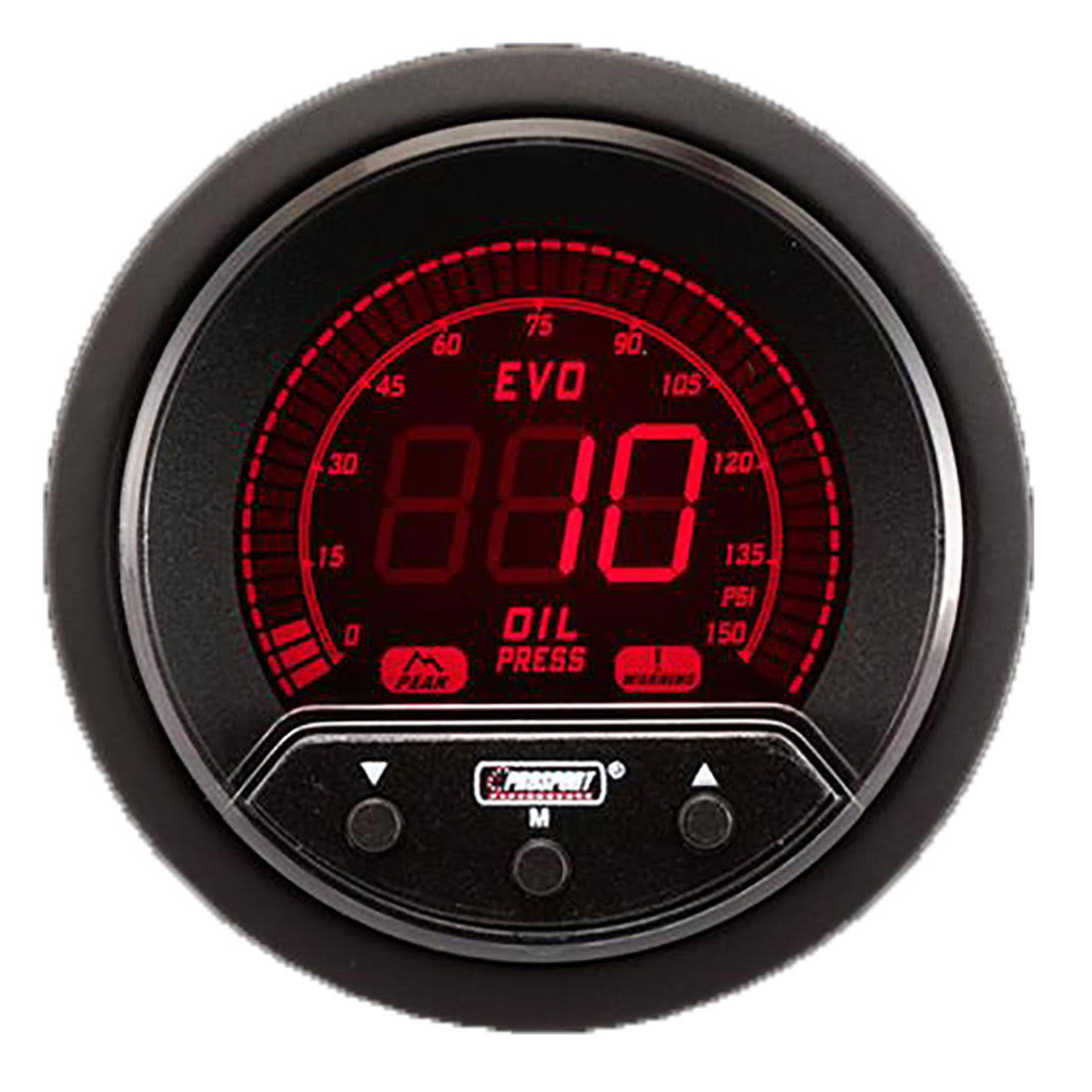 Prosport 52mm Premium Evo Electrical Oil Pressure Gauge WXF02