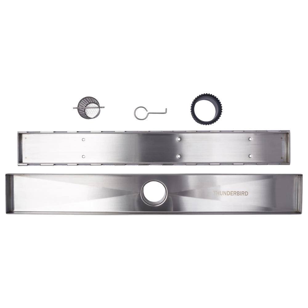 Linear Drain Grate60 inchTile Insert Grate ALN60TG WXF02