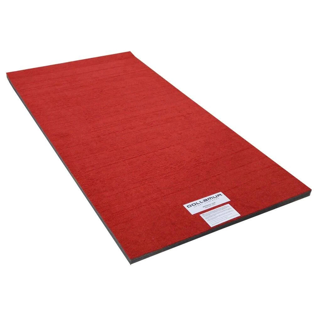 Dollamur FLEXIRoll 3& x 6& Gymnastics and Cheerleading Stunt Mat, Red