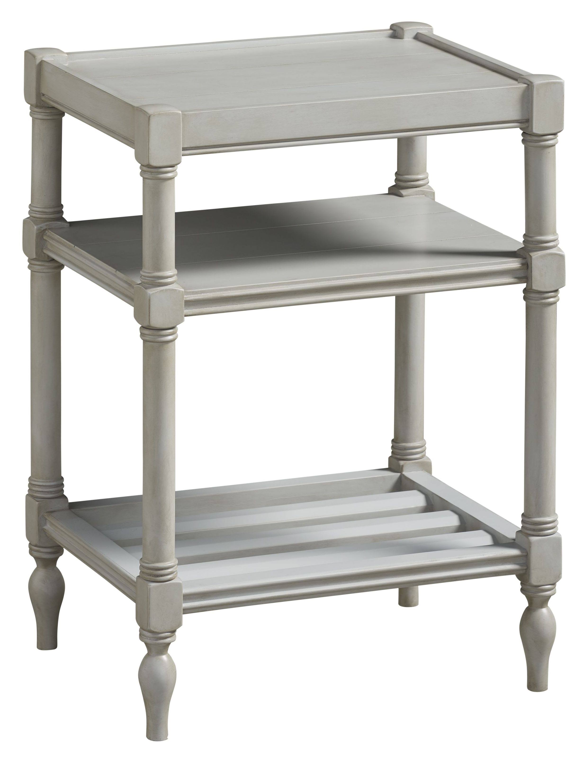 Universal Summer Hill French Gray Chairside Table WXF02