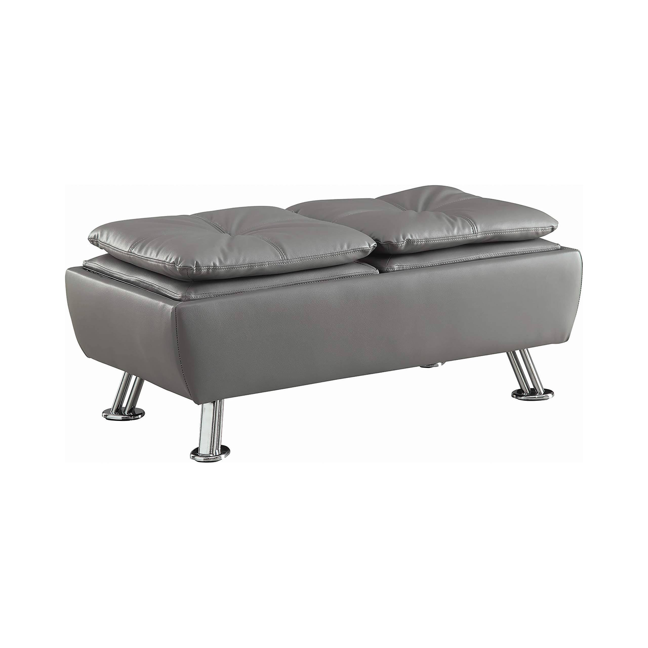 Coaster Dilleston Grey Storage Ottoman - WXF-02