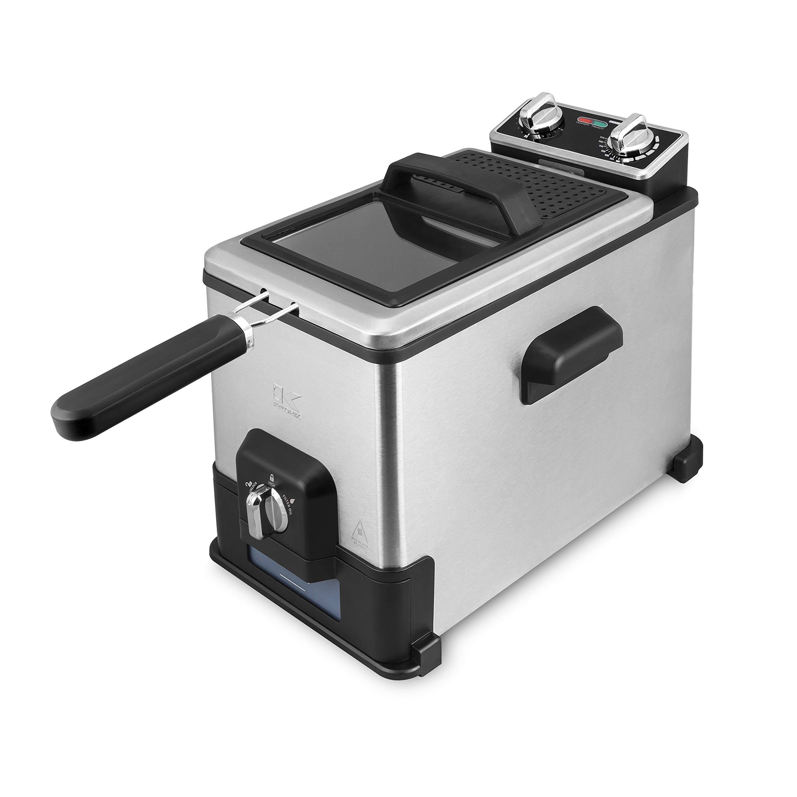 Kalorik 4.2 Quart Deep Fryer with Oil Filtration XL WXF02