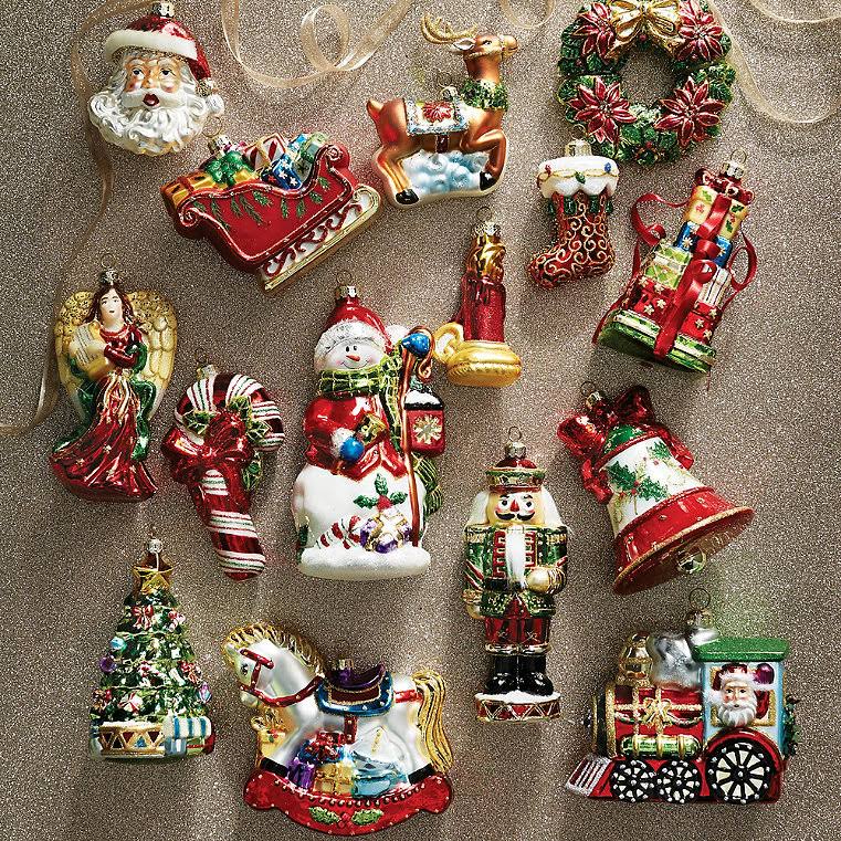 Iconic Ornament Collection, Set of 15 - Frontgate - WXF-02