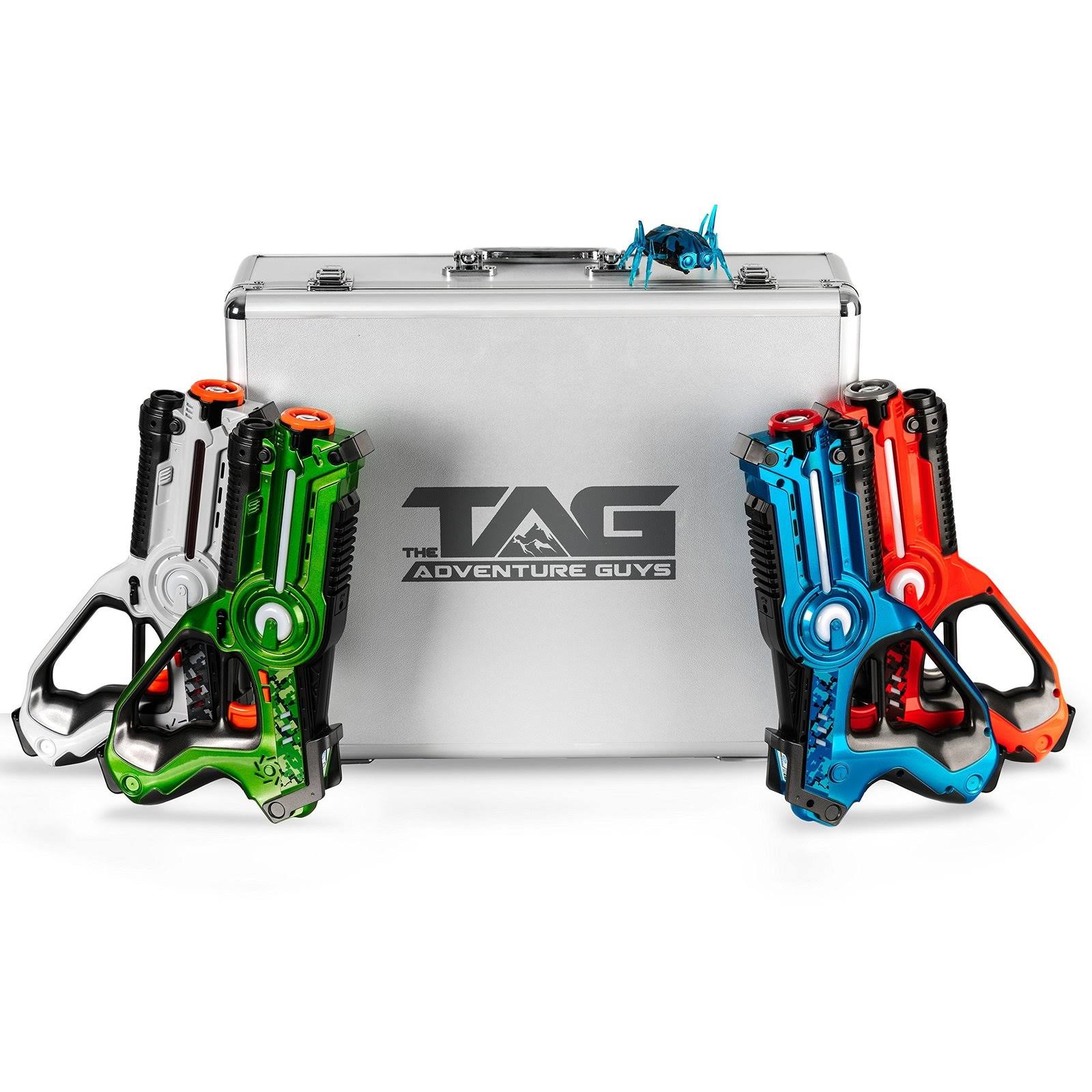 The Adventure Guys Deluxe Lazer Tag Gun Set with Designer Case - Laser ...