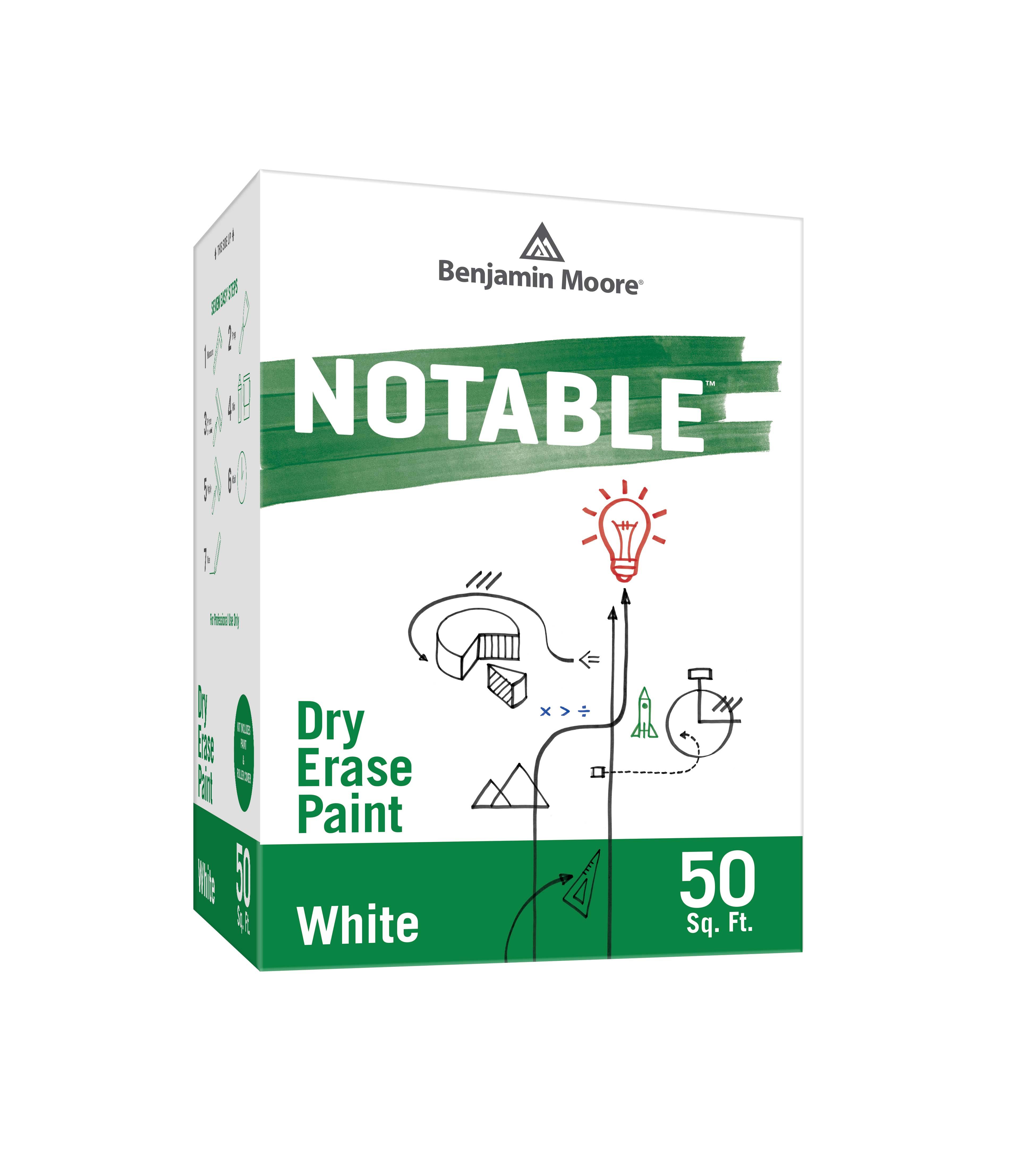 Benjamin Moore Notable Dry Erase Paint White 50 Sq ft WXF02
