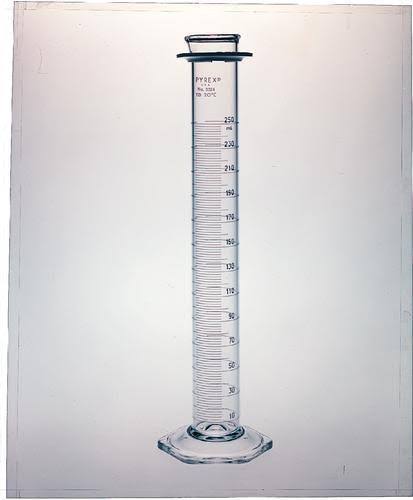 Corning - 3024-500 - Pyrex Single Metric Scale TD Graduated Cylinders ...