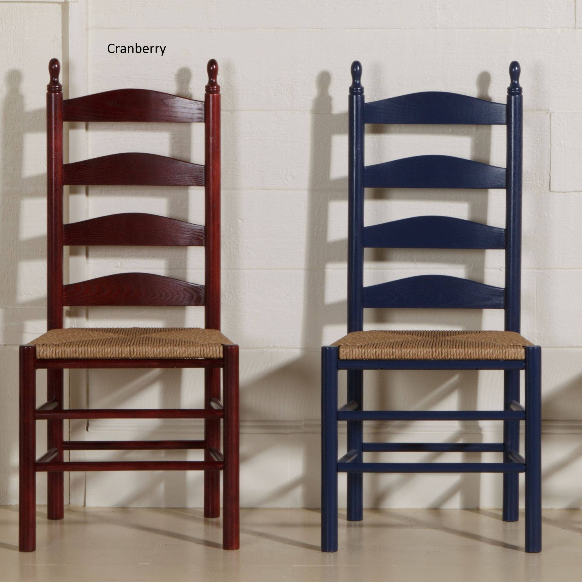 Ladderback Counter Stool Cranberry WXF02