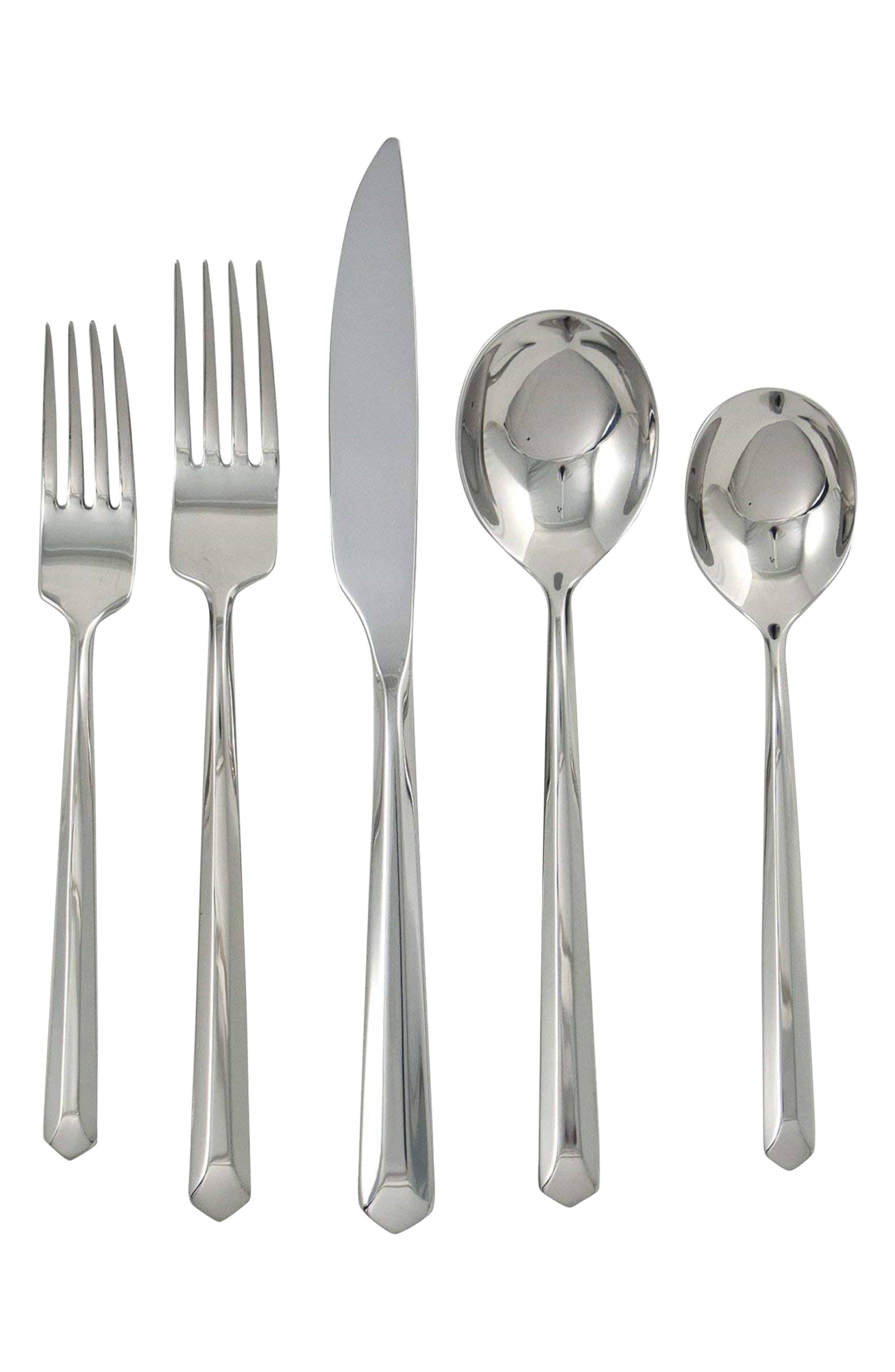 Ginkgo Flatware Roberto 44Piece Flatware Set WXF02