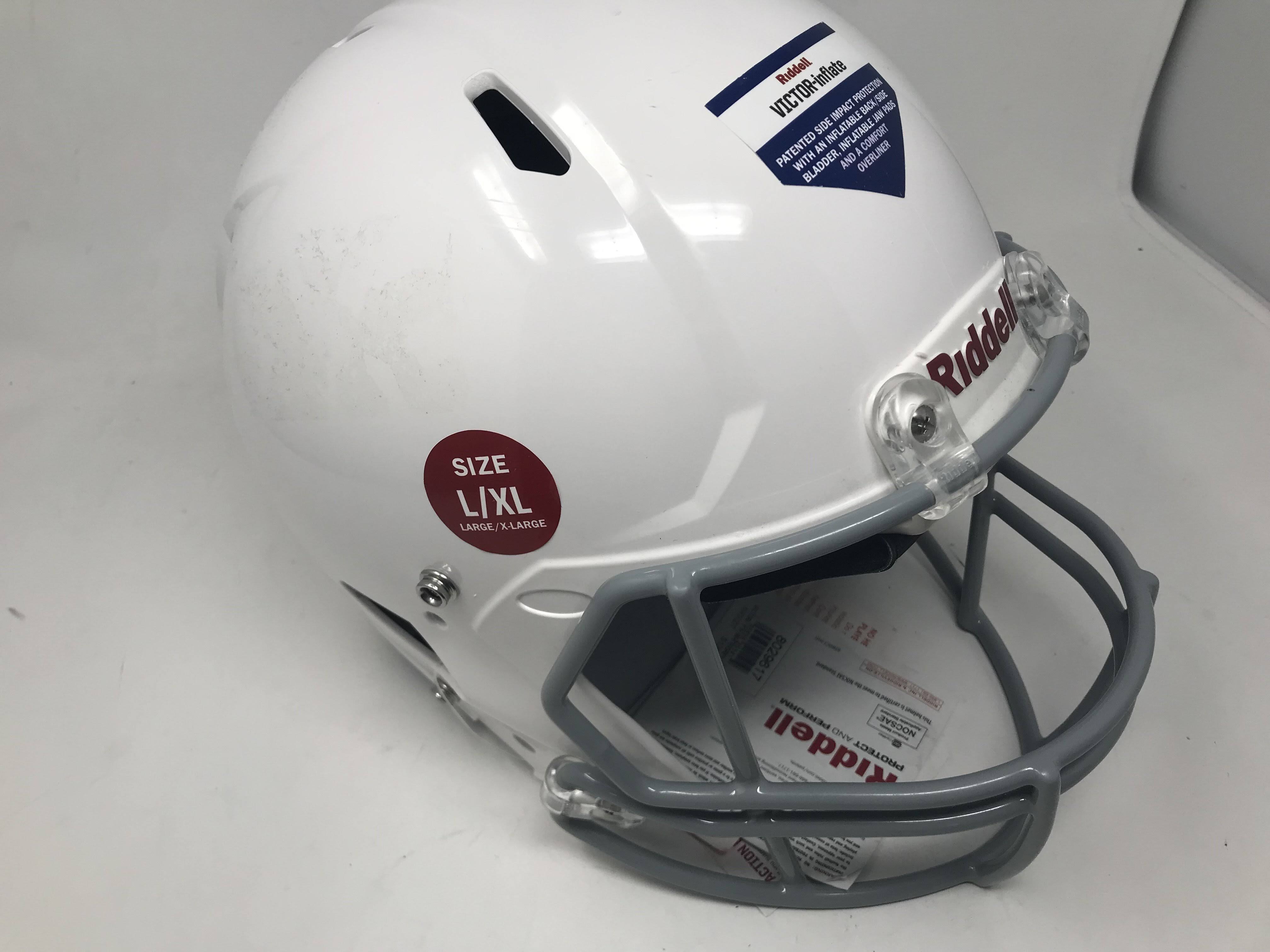 Riddell Youth Victor-I Football Helmet, Kids, L/xl, White - WXF-02