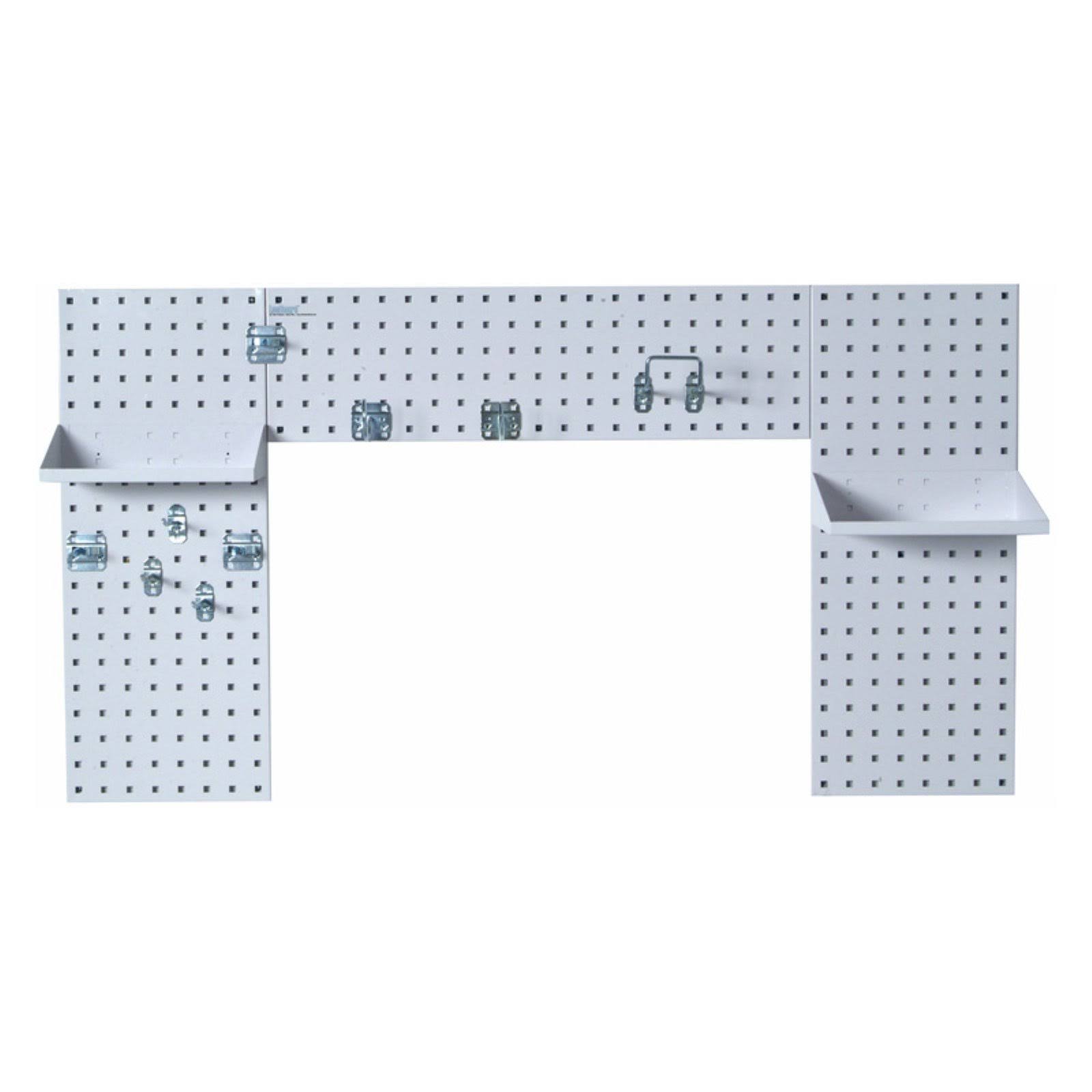 White Laundry Room Organizer Kit WXF02