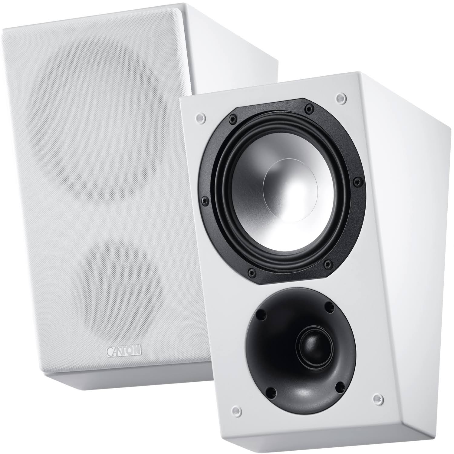 Canton GLE AR400 6x22 2Way Atmos Speaker Gloss White Pair WXF02