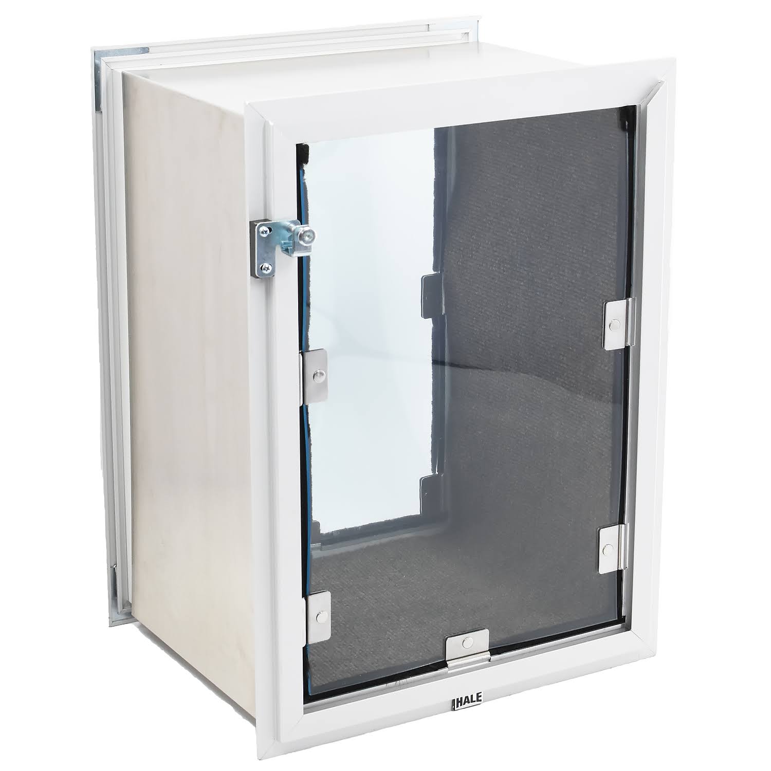 Hale Pet Door for Walls Extra Large Plus White Double Flap WXF02