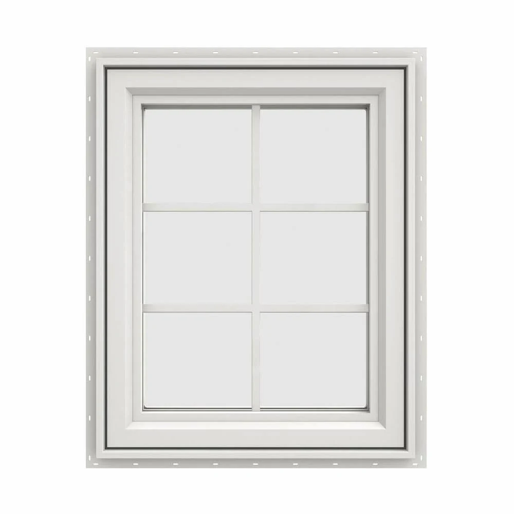 JELD-WEN 23.5 In. X 35.5 In. V-4500 Series White Vinyl Left-Handed ...