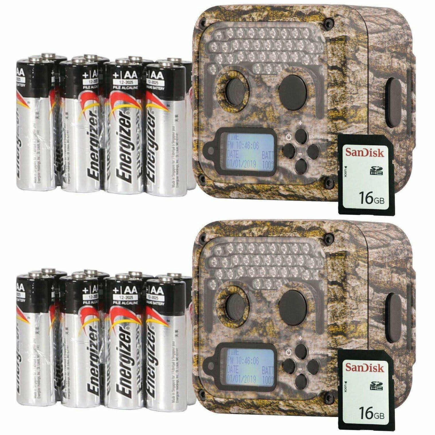Wildgame Innovations Shadow Infrared Game Trail Camera (2 Pack) with SD