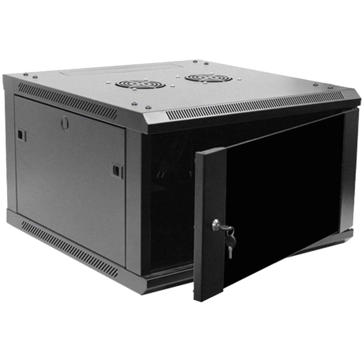 Navepoint 6u Deluxe It Wallmount Cabinet Enclosure 19 Inch Server Network Rack With Locking 2177