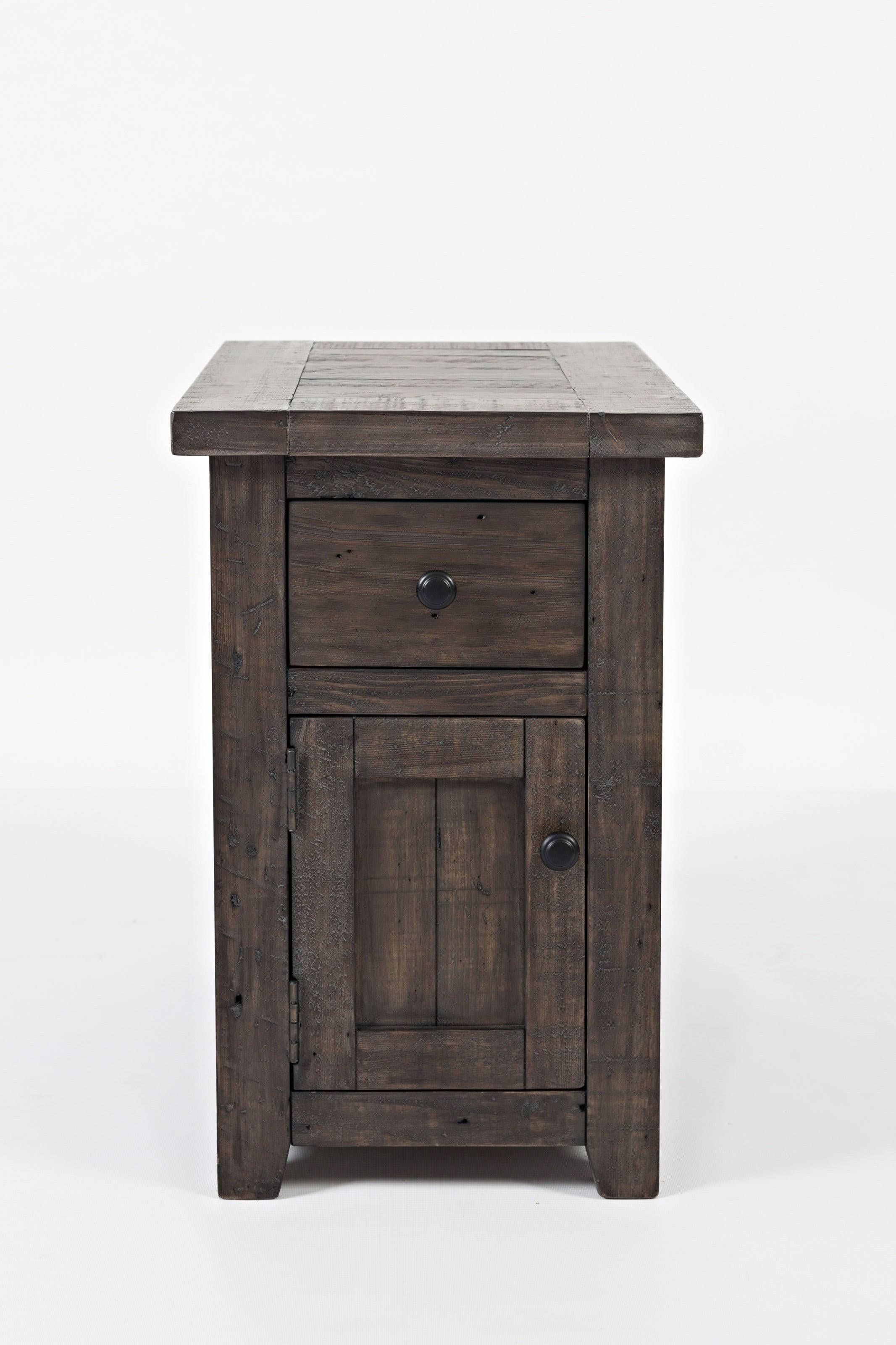 Jofran Madison County Barnwood Chairside Table WXF02