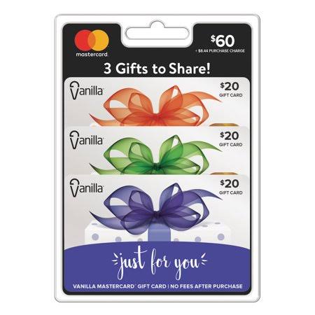 Vanilla Mastercard Multi-Pack: Sheer Box Gift Card - WXF-02