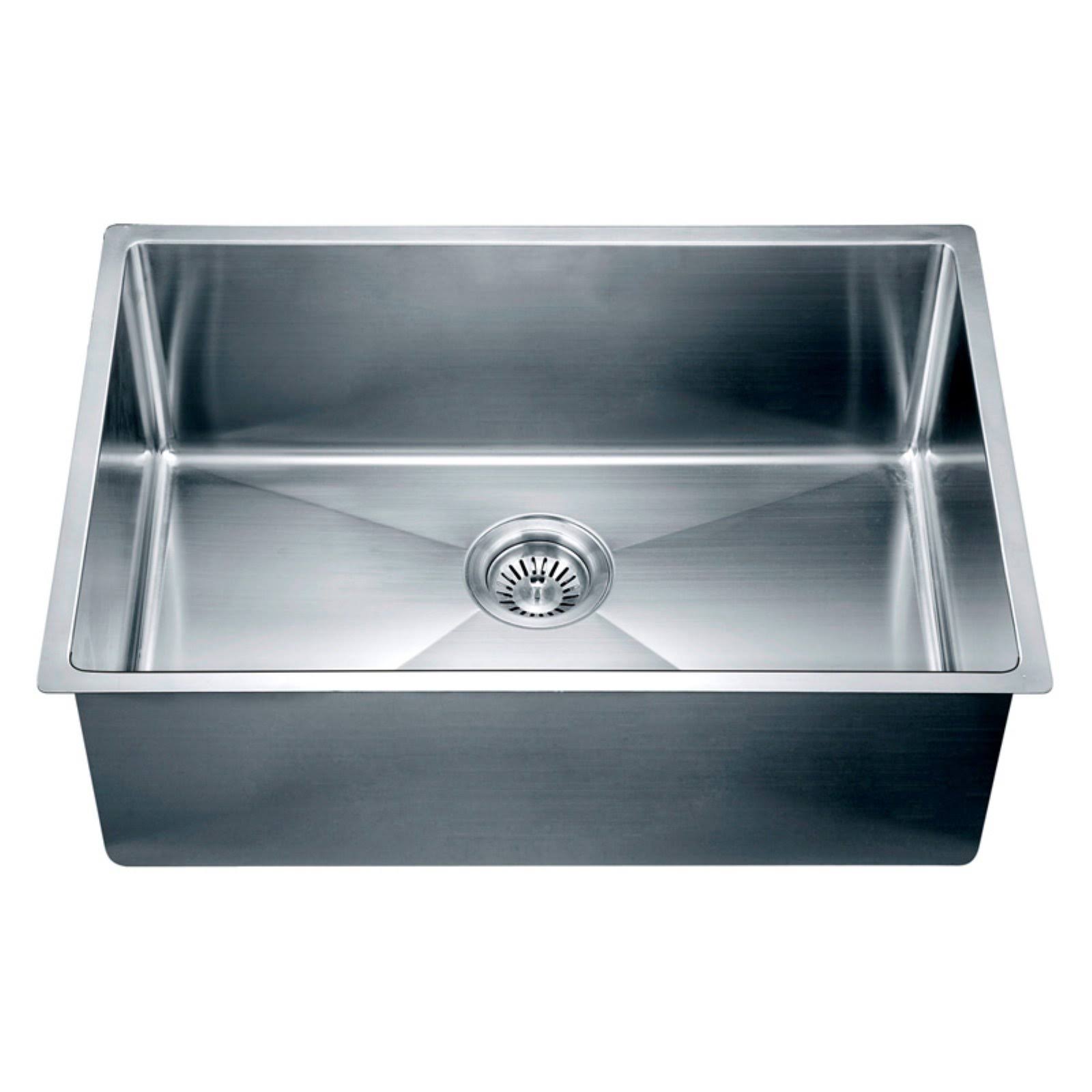 Dawn Sru251610 26 Inch Undermount Small Corner Radius Single Bowl Sink Wxf 02 9397