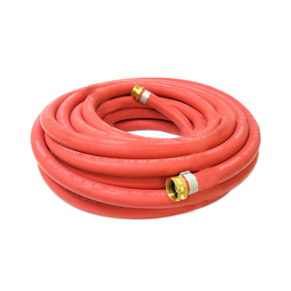 Heavy Duty 5/8 inch x 100 Foot Goodyear Rubber Water Hose Garden