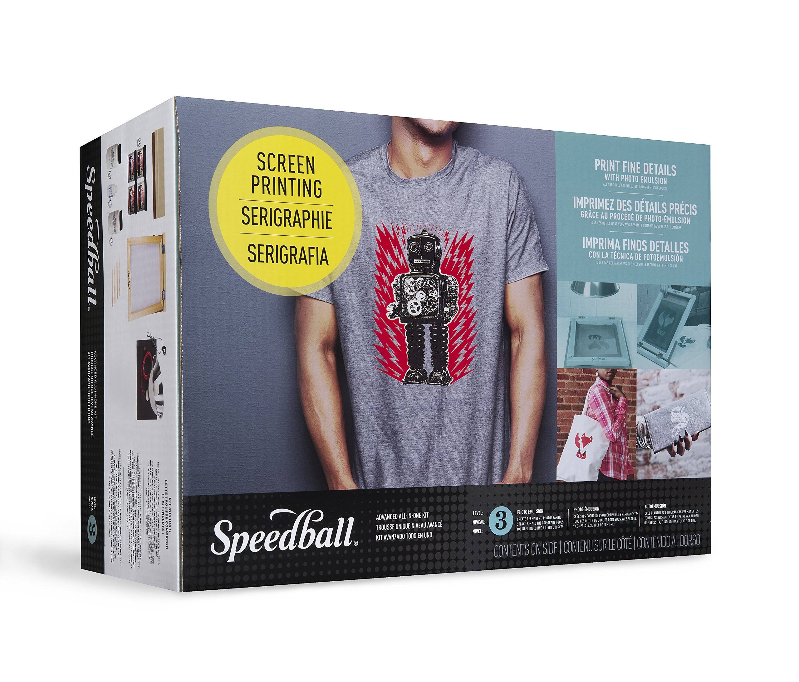 Speedball Ultimate Diazo Fabric Screen Printing Kit Advanced AllinOne