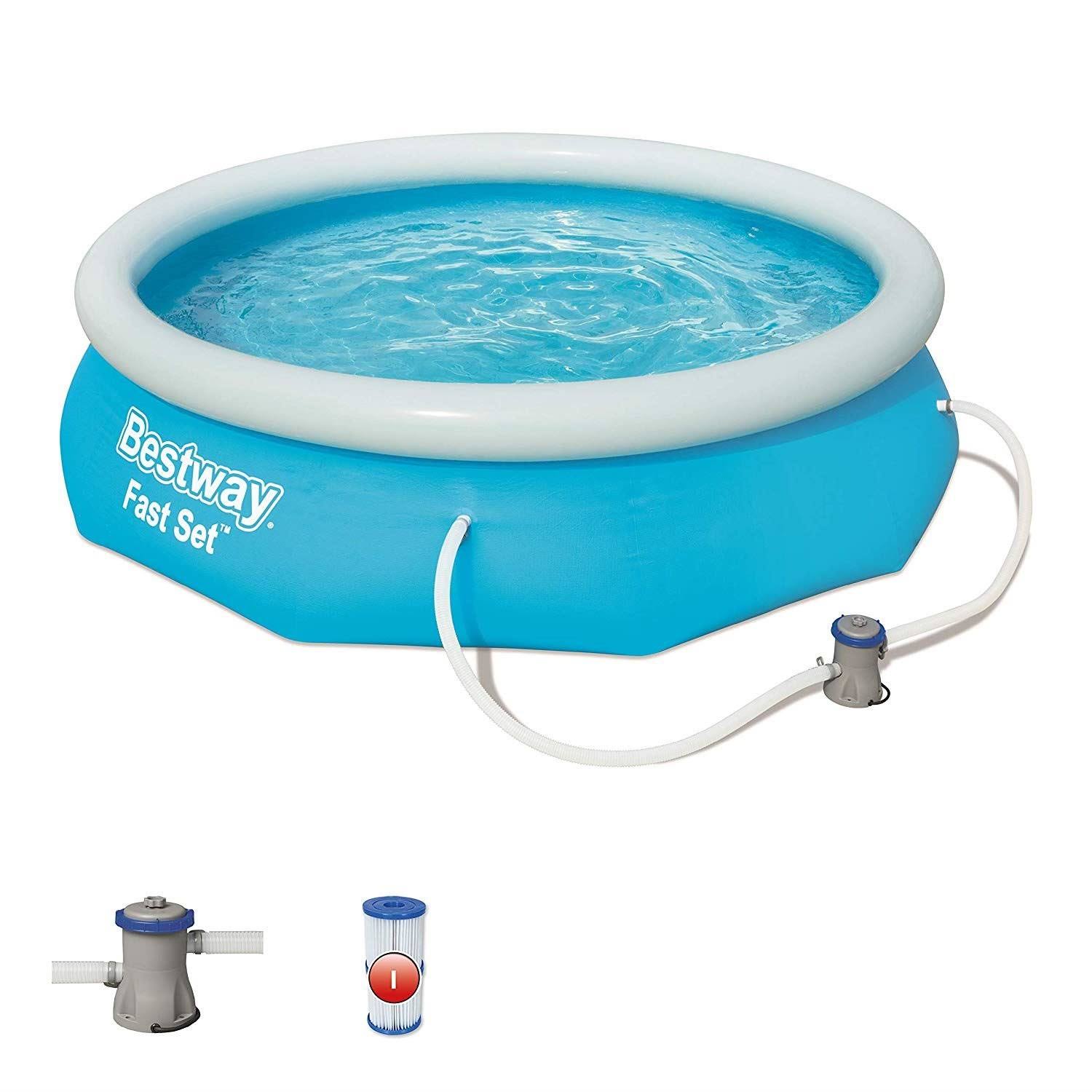 paddling pool filter and heater