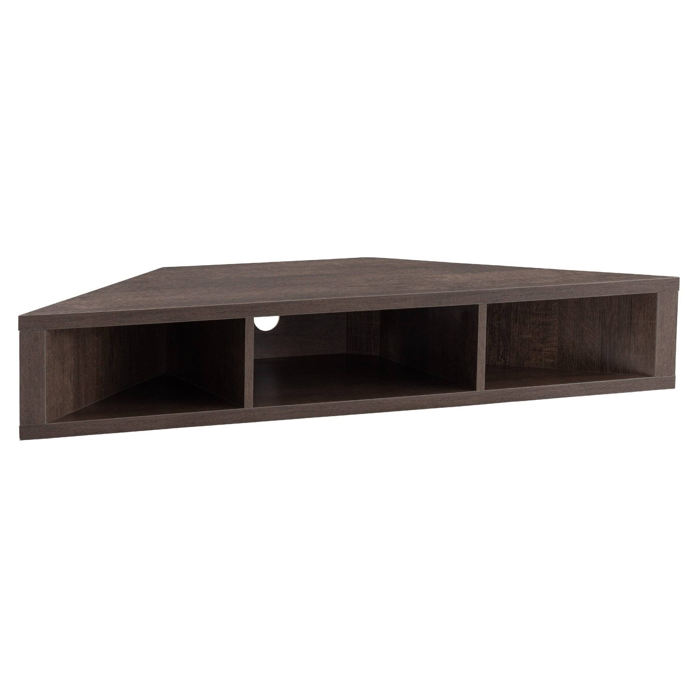 Copper Grove Sukhumi 47Inch 3Shelf Floating Corner Media Console