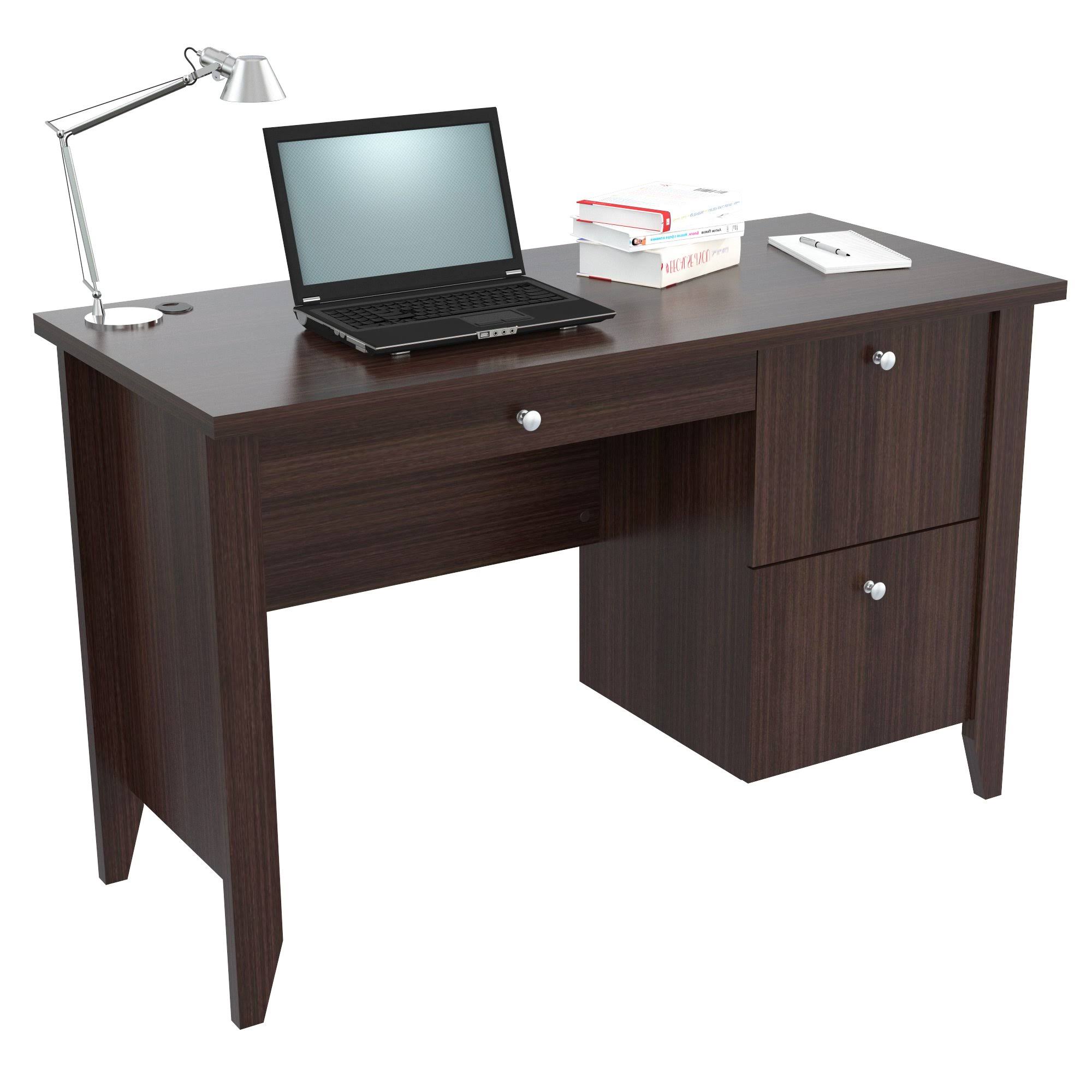 Inval Bradford Computer Writing Desk EspressoWengue WXF02