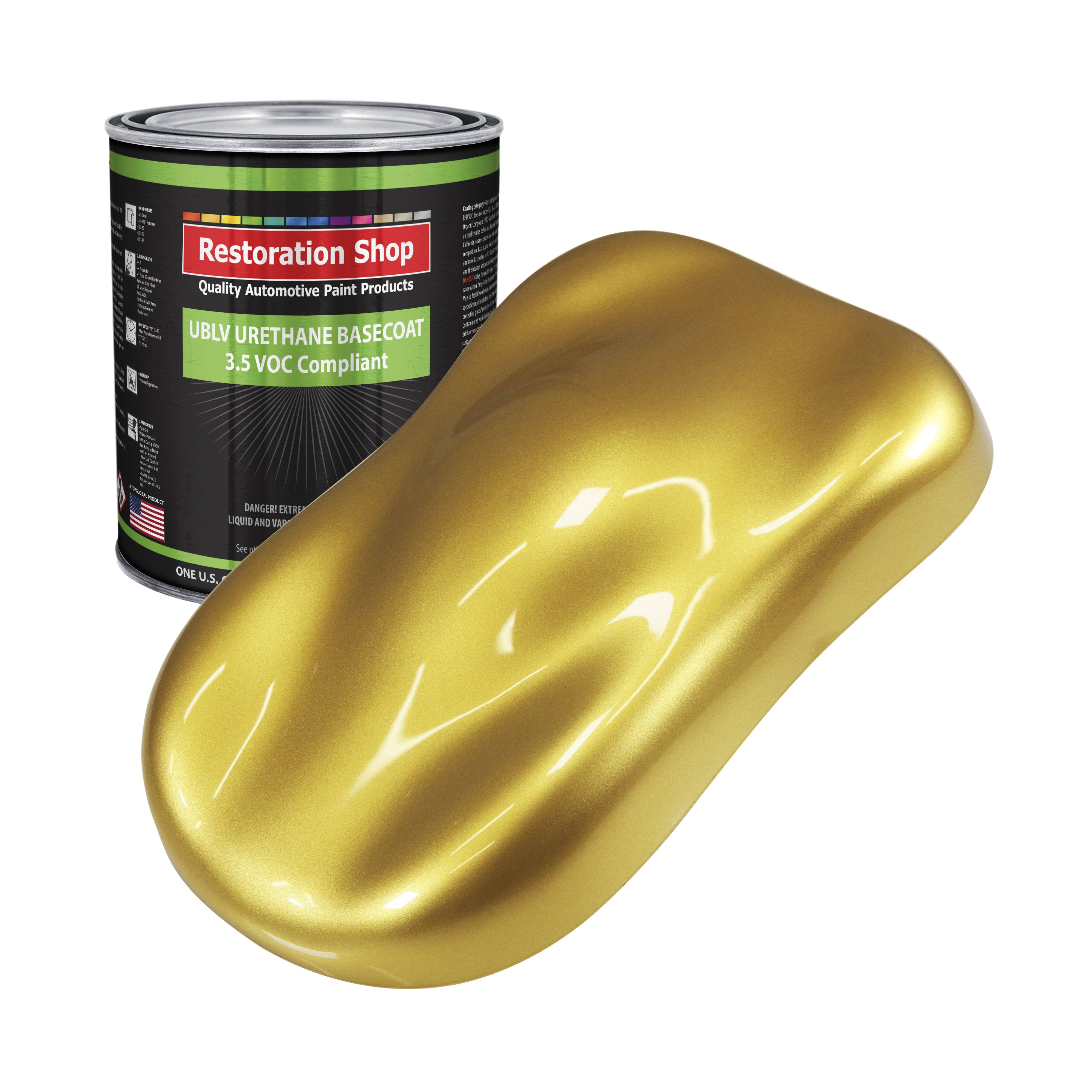 Anniversary Gold Metallic 1 Gallon Low VOC Urethane Basecoat Car Auto