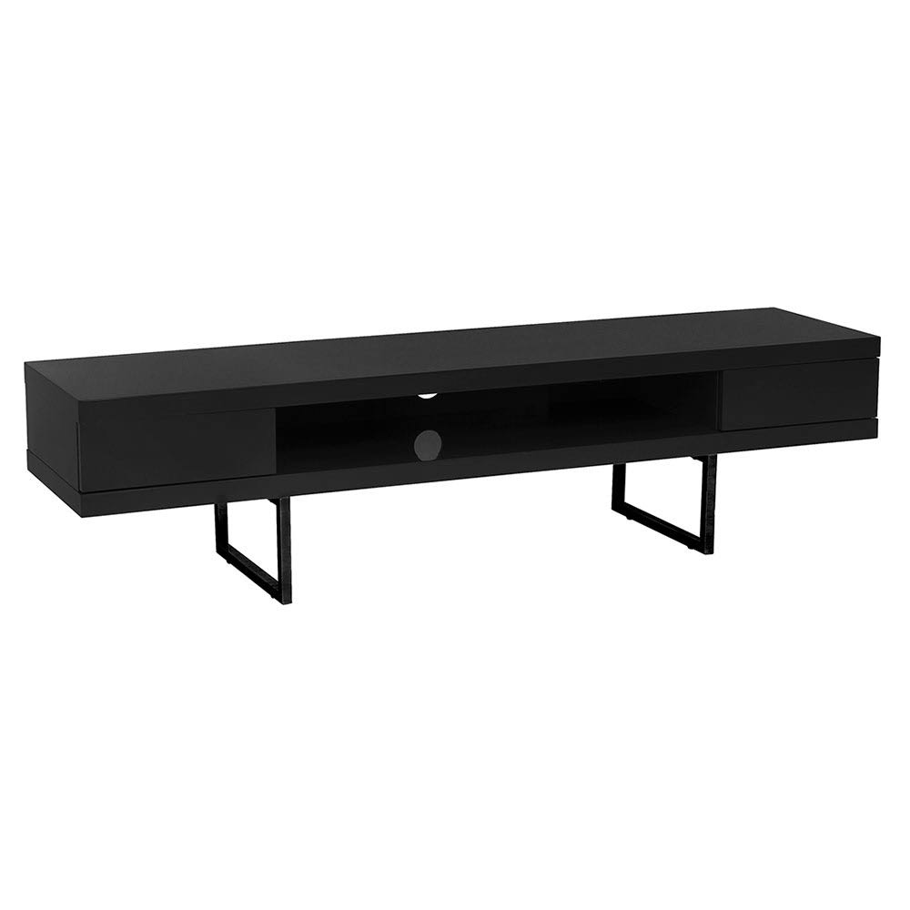 Euro Style Miranda Media Stand Black Black Metal WXF 02 grand-line-euro