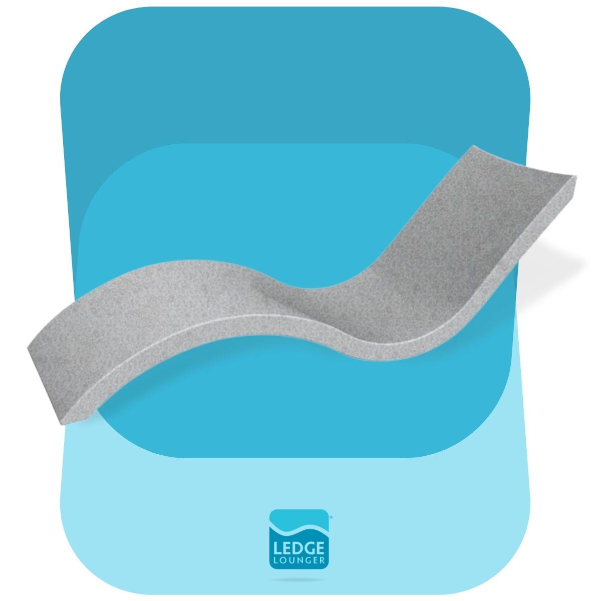 Ledge Lounger Signature Collection Chaise Granite Gray WXF02