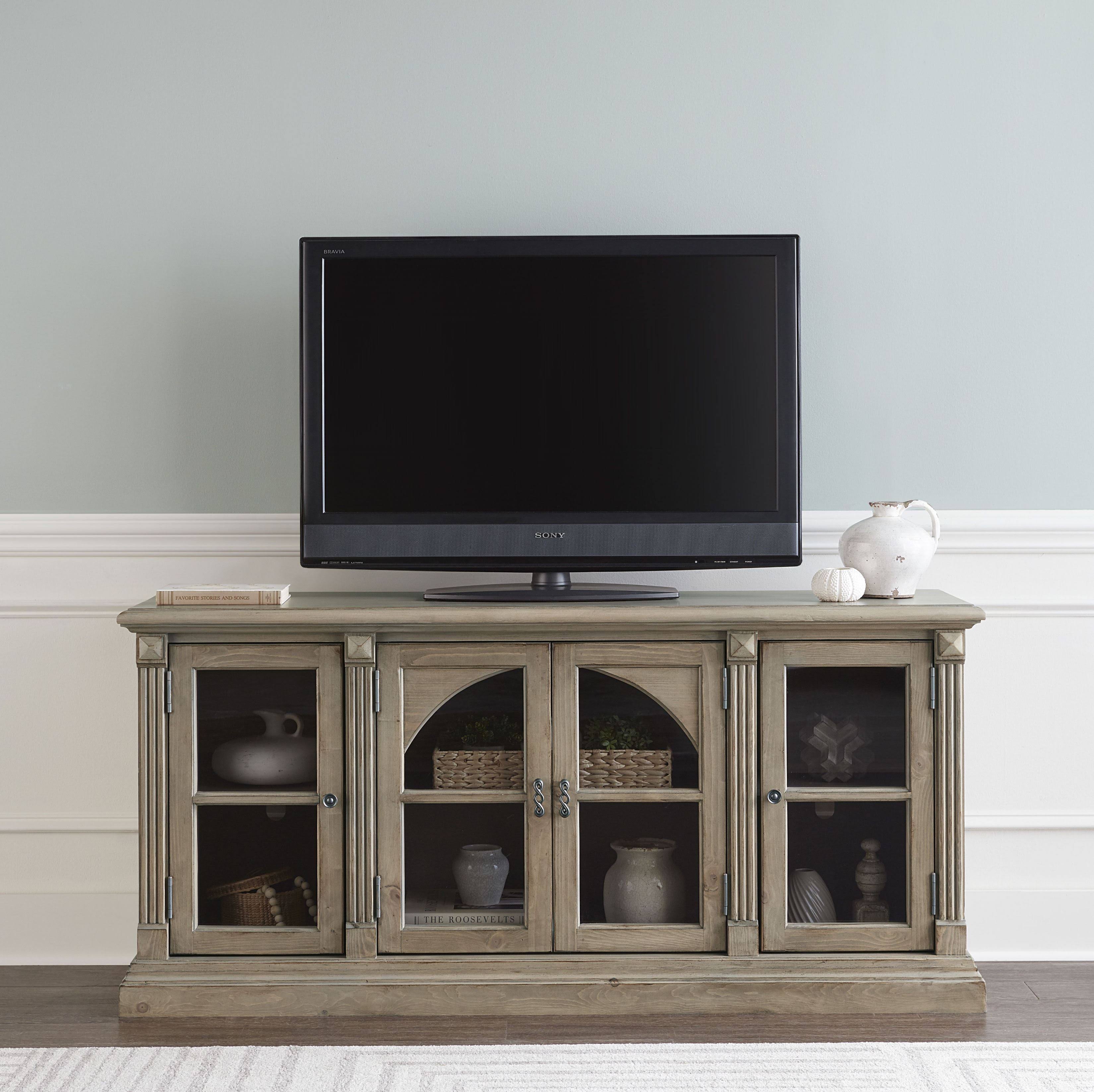 Progressive Furniture Townsend Greige 64x22 Console WXF02