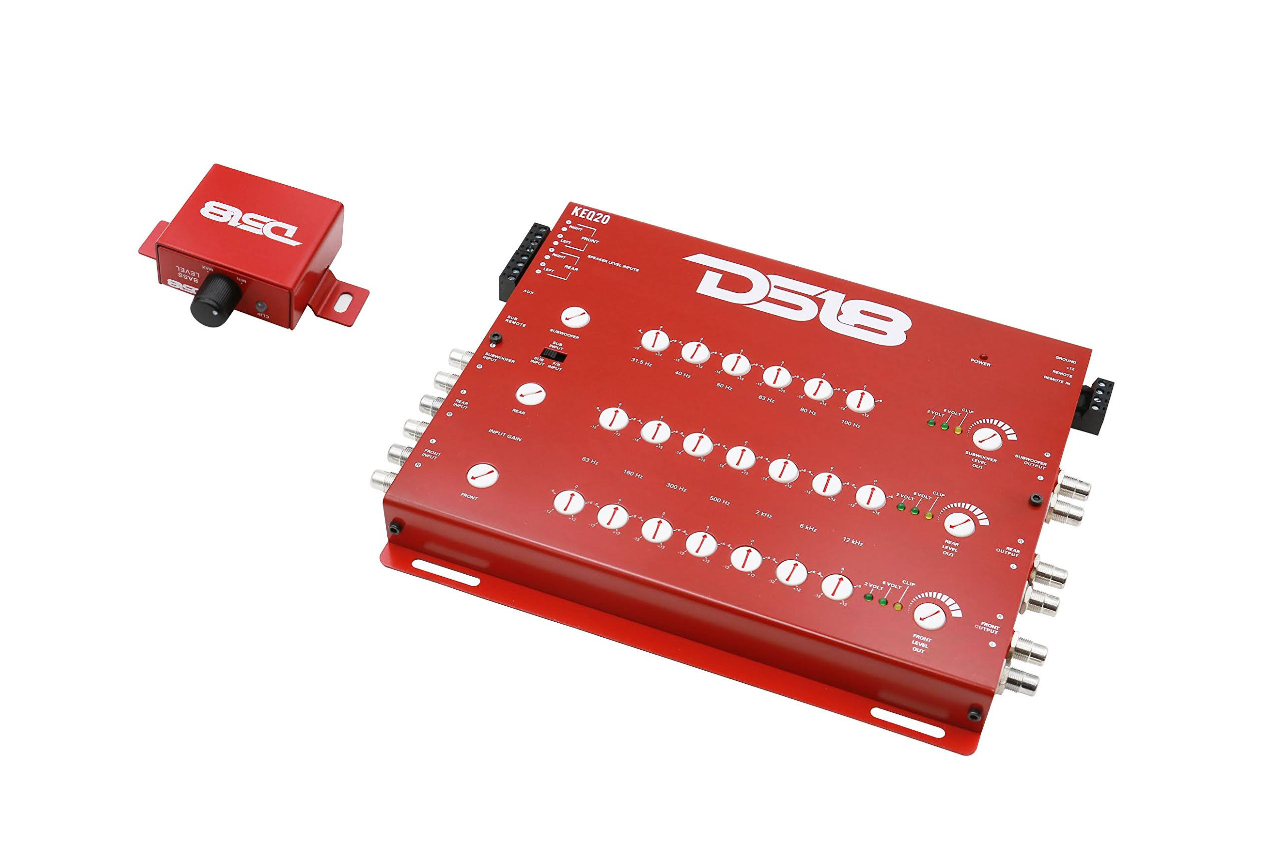 DS18 KEQ20 20Band Equalizer with 6 Channel Line Driver u0026 Remote