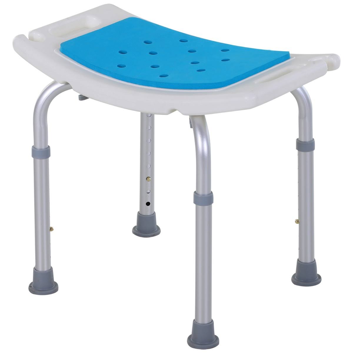 Adjustable Aluminum Bath Stool Spa Shower Chair NonSlip w