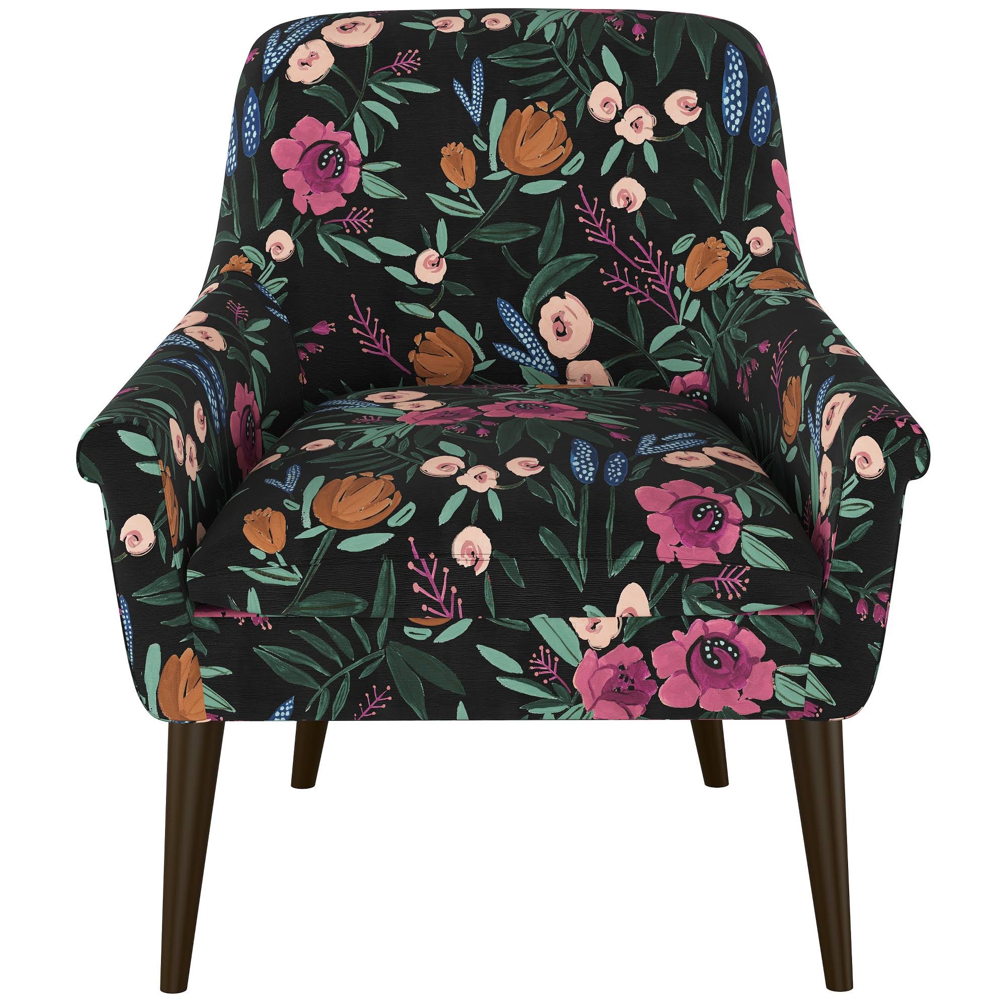 Project 62 Rodovre Arm Chair Dark, Floral Print WXF02