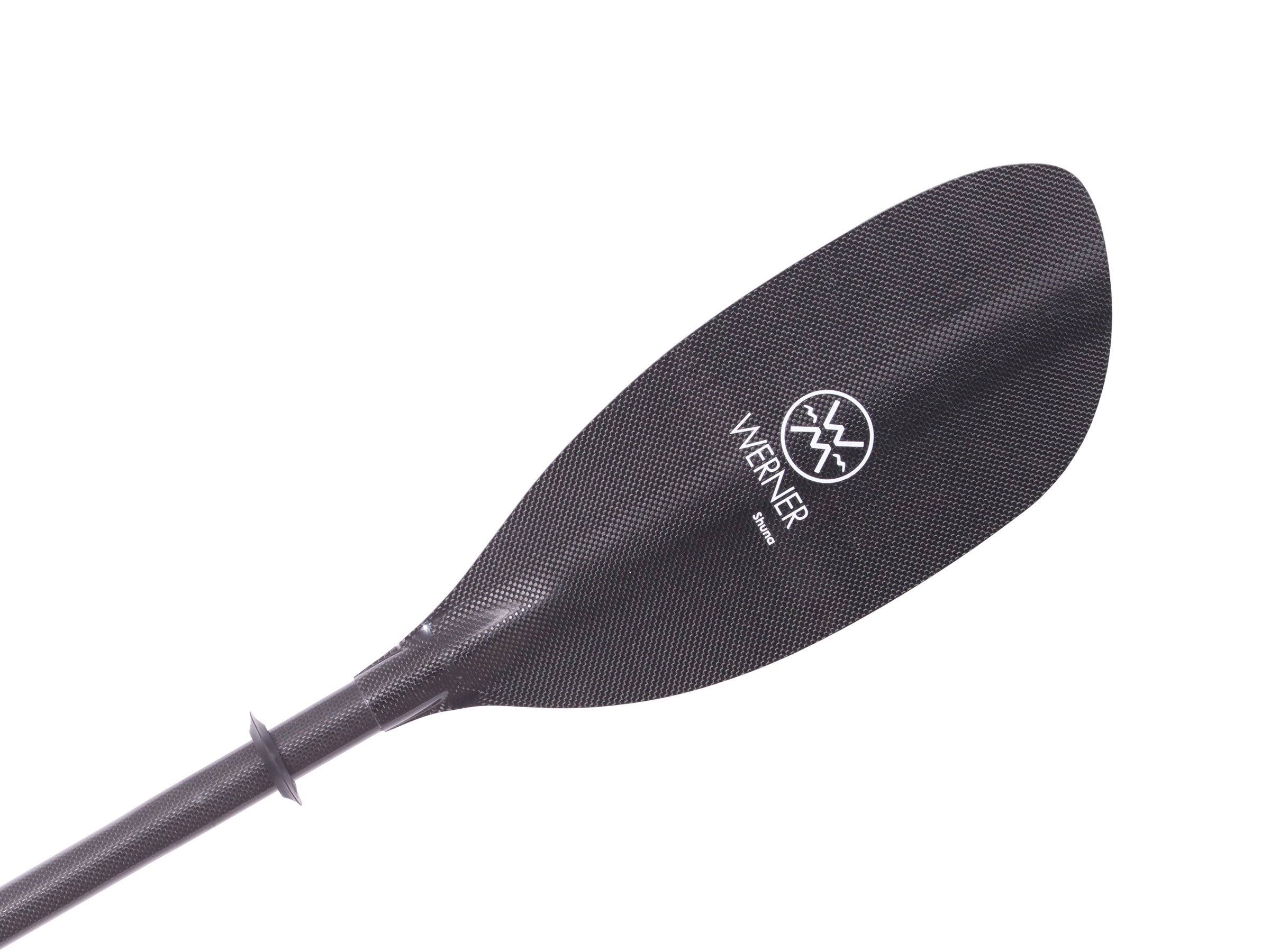 Werner Shuna Carbon Straight Shaft Kayak Paddle, 215 cm, Standard WXF02