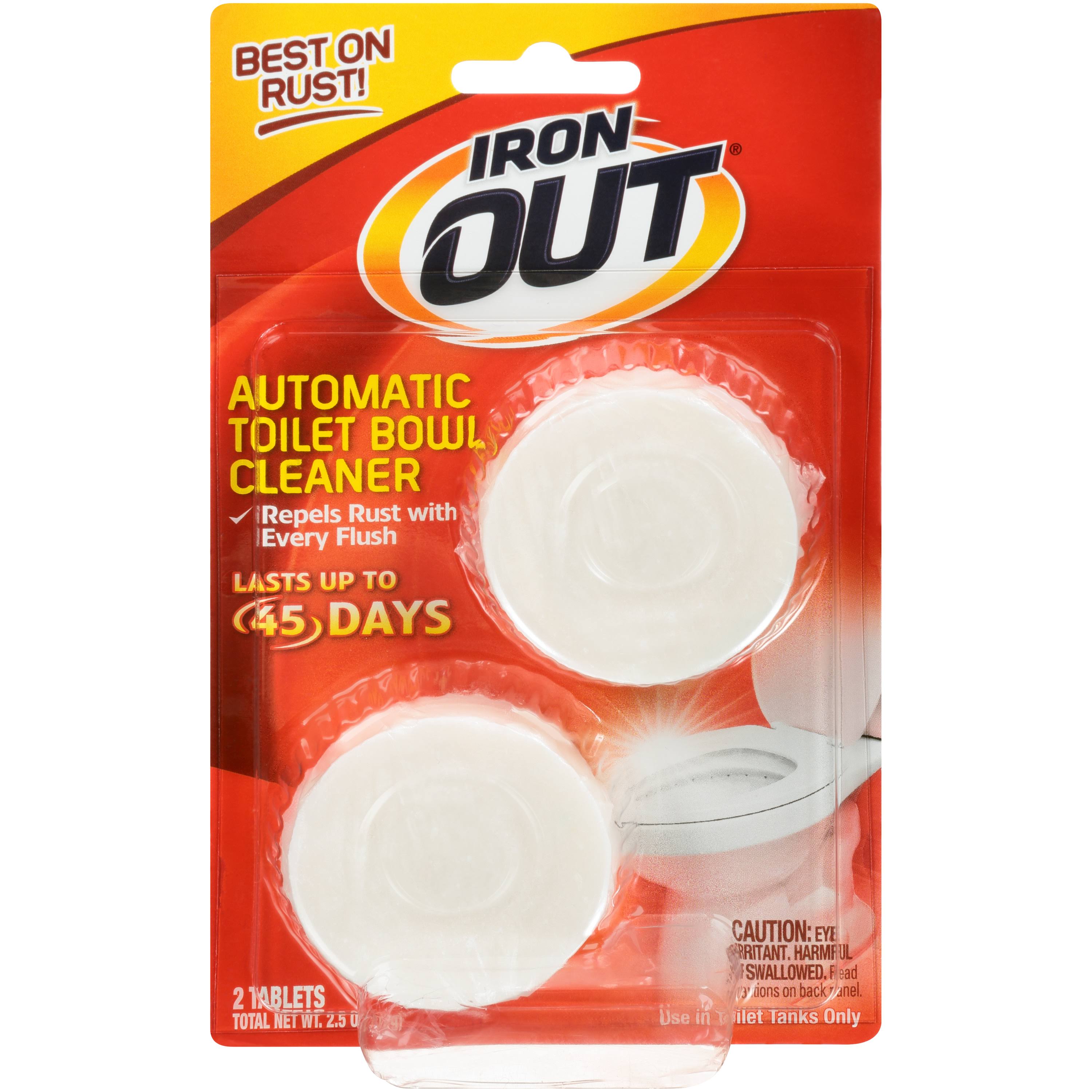 Iron Out Automatic Toilet Bowl Cleaner, 2 Tablets WXF02